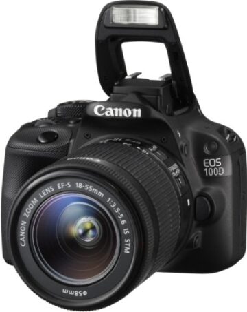 Canon EOS 100D SLR-Digitalkamera (18 Megapixel, 7,6 cm (3 Zoll) Touchscreen, Full HD, Live-View) Kit inkl. EF-S 18-55mm 1:3,5-5,6 IS STM - 4