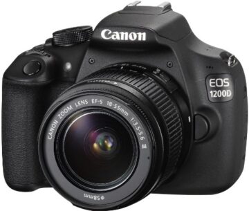 Canon EOS 1200D SLR-Digitalkamera (18 Megapixel APS-C CMOS-Sensor, 7,5 cm (3 Zoll) LCD-Display, Full HD) nur Gehäuse schwarz - 12