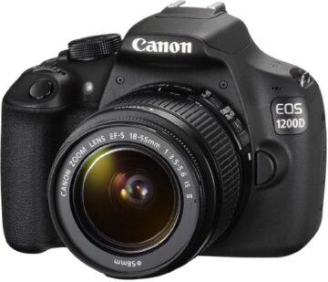 Canon EOS 1200D SLR-Digitalkamera (18 Megapixel APS-C CMOS-Sensor, 7,5 cm (3 Zoll) LCD-Display, Full HD) nur Gehäuse schwarz - 13