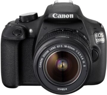 Canon EOS 1200D SLR-Digitalkamera (18 Megapixel APS-C CMOS-Sensor, 7,5 cm (3 Zoll) LCD-Display, Full HD) nur Gehäuse schwarz - 5