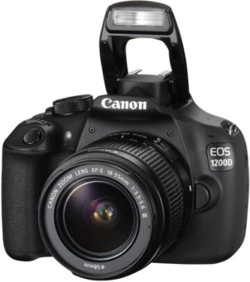 Canon EOS 1200D SLR-Digitalkamera (18 Megapixel APS-C CMOS-Sensor, 7,5 cm (3 Zoll) LCD-Display, Full HD) nur Gehäuse schwarz - 9