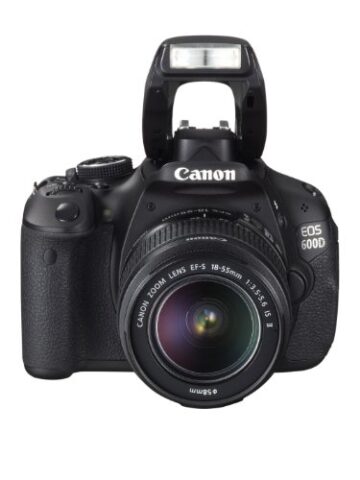 Canon EOS 600D SLR-Digitalkamera (18 Megapixel, 7,6 cm (3 Zoll) schwenkbares Display, Full HD) Kit inkl. EF-S 18-55mm 1:3,5-5,6 IS II - 6