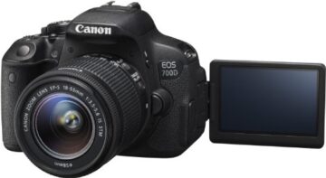 Canon EOS 700D SLR-Digitalkamera (18 Megapixel, 7,6 cm (3 Zoll) Touchscreen, Full HD, Live-View) Kit inkl. EF-S 18-55mm 1:3,5-5,6 IS STM - 5