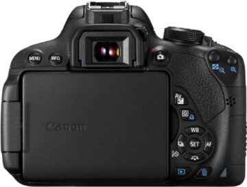 Canon EOS 700D SLR-Digitalkamera (18 Megapixel, 7,6 cm (3 Zoll) Touchscreen, Full HD, Live-View) nur Gehäuse - 5