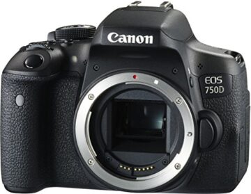 Canon EOS 750D SLR-Digitalkamera (24 Megapixel, APS-C CMOS-Sensor, WiFi, NFC, Full-HD) Kit inkl. EF-S 18-55 mm IS STM Objektiv schwarz - 7