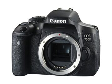 Canon EOS 750D SLR-Digitalkamera (24 Megapixel, APS-C CMOS-Sensor, WiFi, NFC, Full-HD) schwarz - 6