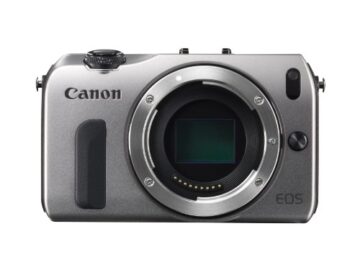 Canon EOS M kompakte Systemkamera (18 Megapixel, 7,6 cm (3 Zoll) Display, Full HD, Touch-Display) Kit inkl. EF-M 18-55mm 1:3,5-5,6 IS STM und Speedlite 90EX silber - 3