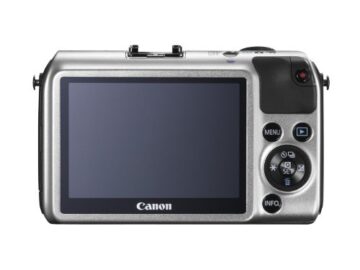 Canon EOS M kompakte Systemkamera (18 Megapixel, 7,6 cm (3 Zoll) Display, Full HD, Touch-Display) Kit inkl. EF-M 18-55mm 1:3,5-5,6 IS STM und Speedlite 90EX silber - 7