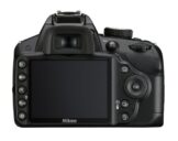 Nikon D3200 SLR-Digitalkamera (24 Megapixel, 7,4 cm (2,9 Zoll) Display, Live View, Full-HD) Kit inkl. AF-S DX 18-105 VR Objektiv schwarz - 1