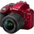 Nikon D3300 SLR-Digitalkamera Kit (24 Megapixel, 7,6 cm (3 Zoll) TFT-LCD-Display, Live View, Full-HD) inkl. AF-S DX 18-55 VR II Objektiv rot - 1