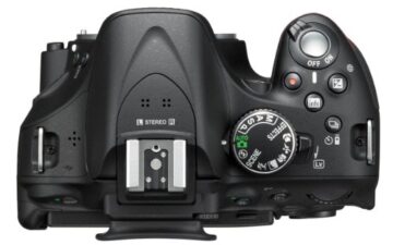 Nikon D5200 SLR-Digitalkamera (24,1 Megapixel, 7,6 cm (3 Zoll) TFT-Display, Full HD, HDMI) nur Gehäuse schwarz - 4