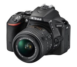 Nikon D5500 SLR-Digitalkamera (24 Megapixel, 8,1 cm (3,2 Zoll) Touchscreen-Display, bildstabilisiert, Full-HD-Video, Wi-Fi) Kit inkl. 18-55mm VR II Objektiv schwarz - 1