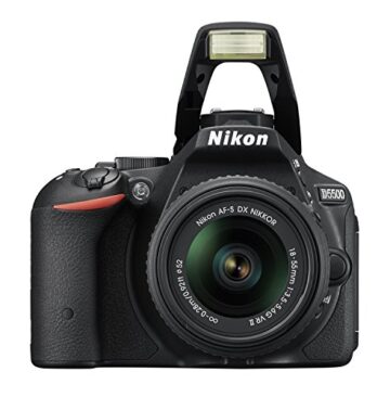 Nikon D5500 SLR-Digitalkamera (24 Megapixel, 8,1 cm (3,2 Zoll) Touchscreen-Display, bildstabilisiert, Full-HD-Video, Wi-Fi) Kit inkl. 18-55mm VR II Objektiv schwarz - 4