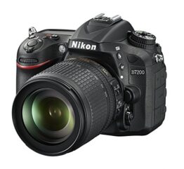 Nikon D7200 SLR-Digitalkamera (24 Megapixel, 8 cm (3,2 Zoll) LCD-Display, Wi-Fi, NFC, Full-HD-Video) Kit inkl. AF-S DX Nikkor 18-105 mm 1:3,5-5,6G ED VR Objektiv - 1