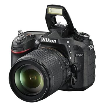 Nikon D7200 SLR-Digitalkamera (24 Megapixel, 8 cm (3,2 Zoll) LCD-Display, Wi-Fi, NFC, Full-HD-Video) Kit inkl. AF-S DX Nikkor 18-105 mm 1:3,5-5,6G ED VR Objektiv - 8