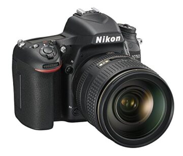 Nikon D750 SLR-Digitalkamera (24,3 Megapixel, 8,1 cm (3,2 Zoll) Display, HDMI, USB 2.0) Kit inkl. AF-S Nikkor 24-120 mm 1:4G ED VR Objektiv schwarz - 3