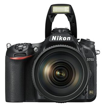 Nikon D750 SLR-Digitalkamera (24,3 Megapixel, 8,1 cm (3,2 Zoll) Display, HDMI, USB 2.0) Kit inkl. AF-S Nikkor 24-120 mm 1:4G ED VR Objektiv schwarz - 5