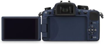 Panasonic Lumix DMC-G1K SLR-Digitalkamera (12 Megapixel, LiveView) blau inkl. Vario 14-45 mm F3,5-5,6 - 5