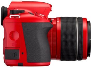 Pentax K 50 SLR-Digitalkamera (16 Megapixel, APS-C CMOS Sensor, 1080p, Full HD, 7,6 cm (3 Zoll) Display, Bildstabilisator) rot inkl. Objektiven DA L 18-55 mm WR & DA L 50-200 mm WR - 6