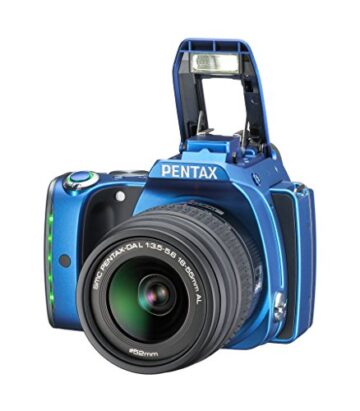 Pentax K-S1 SLR-Digitalkamera (20 Megapixel, 7,6 cm (3 Zoll) TFT Farb-LCD-Display, ultrakompaktes Gehäuse, Anti-Moiré-Funktion, Empfindlichkeit bis zu ISO 51200, Full-HD-Video, Wi-Fi, HDMI) Kit inkl. DAL 18-55 mm Objektiv blau - 2