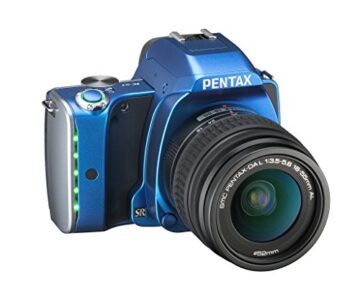 Pentax K-S1 SLR-Digitalkamera (20 Megapixel, 7,6 cm (3 Zoll) TFT Farb-LCD-Display, ultrakompaktes Gehäuse, Anti-Moiré-Funktion, Empfindlichkeit bis zu ISO 51200, Full-HD-Video, Wi-Fi, HDMI) Kit inkl. DAL 18-55 mm Objektiv blau - 5