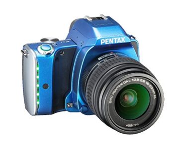 Pentax K-S1 SLR-Digitalkamera (20 Megapixel, 7,6 cm (3 Zoll) TFT Farb-LCD-Display, ultrakompaktes Gehäuse, Anti-Moiré-Funktion, Empfindlichkeit bis zu ISO 51200, Full-HD-Video, Wi-Fi, HDMI) Kit inkl. DAL 18-55 mm Objektiv blau - 9