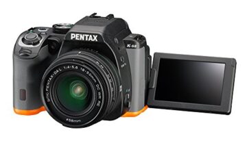 Pentax K-S2 Spiegelreflexkamera (20 Megapixel, 7,6 cm (3 Zoll) LCD-Display, Full-HD-Video, Wi-Fi, GPS, NFC, HDMI, USB 2.0) Double-Zoom-Kit inkl. 18-50mm und 50-200mm WR-Objektiv schwarz/orange - 3