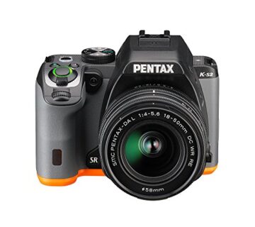 Pentax K-S2 Spiegelreflexkamera (20 Megapixel, 7,6 cm (3 Zoll) LCD-Display, Full-HD-Video, Wi-Fi, GPS, NFC, HDMI, USB 2.0) Double-Zoom-Kit inkl. 18-50mm und 50-200mm WR-Objektiv schwarz/orange - 4