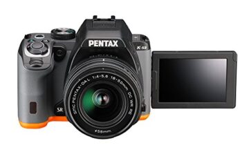 Pentax K-S2 Spiegelreflexkamera (20 Megapixel, 7,6 cm (3 Zoll) LCD-Display, Full-HD-Video, Wi-Fi, GPS, NFC, HDMI, USB 2.0) Double-Zoom-Kit inkl. 18-50mm und 50-200mm WR-Objektiv schwarz/orange - 5