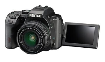 Pentax K-S2 Spiegelreflexkamera (20 Megapixel, 7,6 cm (3 Zoll) LCD-Display, Full-HD-Video, Wi-Fi, GPS, NFC, HDMI, USB 2.0) Kit inkl. 18-50mm WR-Objektiv schwarz - 4