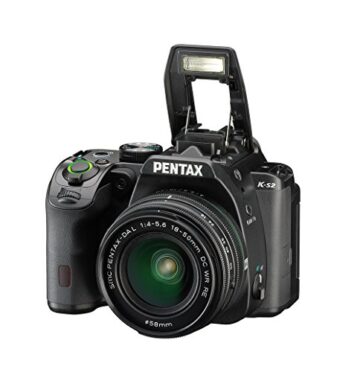 Pentax K-S2 Spiegelreflexkamera (20 Megapixel, 7,6 cm (3 Zoll) LCD-Display, Full-HD-Video, Wi-Fi, GPS, NFC, HDMI, USB 2.0) Kit inkl. 18-50mm WR-Objektiv schwarz - 5