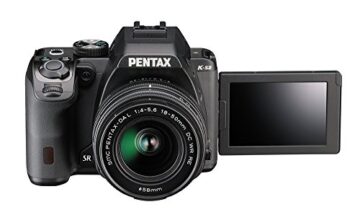 Pentax K-S2 Spiegelreflexkamera (20 Megapixel, 7,6 cm (3 Zoll) LCD-Display, Full-HD-Video, Wi-Fi, GPS, NFC, HDMI, USB 2.0) Kit inkl. 18-50mm WR-Objektiv schwarz - 6