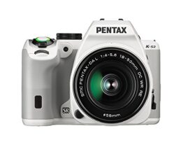 Pentax K-S2 Spiegelreflexkamera (20 Megapixel, 7,6 cm (3 Zoll) LCD-Display, Full-HD-Video, Wi-Fi, GPS, NFC, HDMI, USB 2.0) Kit inkl. 18-50mm WR-Objektiv weiß - 1