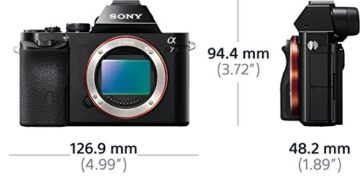 Sony Alpha 7KB Systemkamera (24,3 Megapixel, 7,6 cm (3 Zoll) Display, BIONZ X, 2,3 Megapixel OLED Sucher, NFC) inkl. SEL 28-70mm schwarz - 4