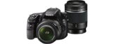 Sony SLT-A58Y SLR-Digitalkamera (20,1 Megapixel, 6,7 cm (2,7 Zoll) LCD-Display, APS HD CMOS-Sensor, HDMI, USB 2.0)  inkl. SAL 18-55mm & SAL 55-200mm Objektiv schwarz - 1