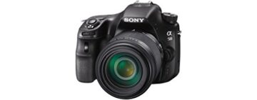 Sony SLT-A58Y SLR-Digitalkamera (20,1 Megapixel, 6,7 cm (2,7 Zoll) LCD-Display, APS HD CMOS-Sensor, HDMI, USB 2.0)  inkl. SAL 18-55mm & SAL 55-200mm Objektiv schwarz - 2