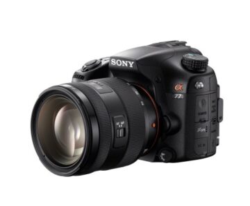 Sony SLT-A77VQ SLR-Digitalkamera (24 Megapixel, 7,6 cm (3 Zoll) Display, bildstabilisiert) Kit inkl. SAL 16-50mm DT F2.8 SSM Objektiv schwarz - 11